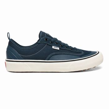 Vans Canvas Destruct - Miesten Tennarit - Syvä Sininen/Valkoinen